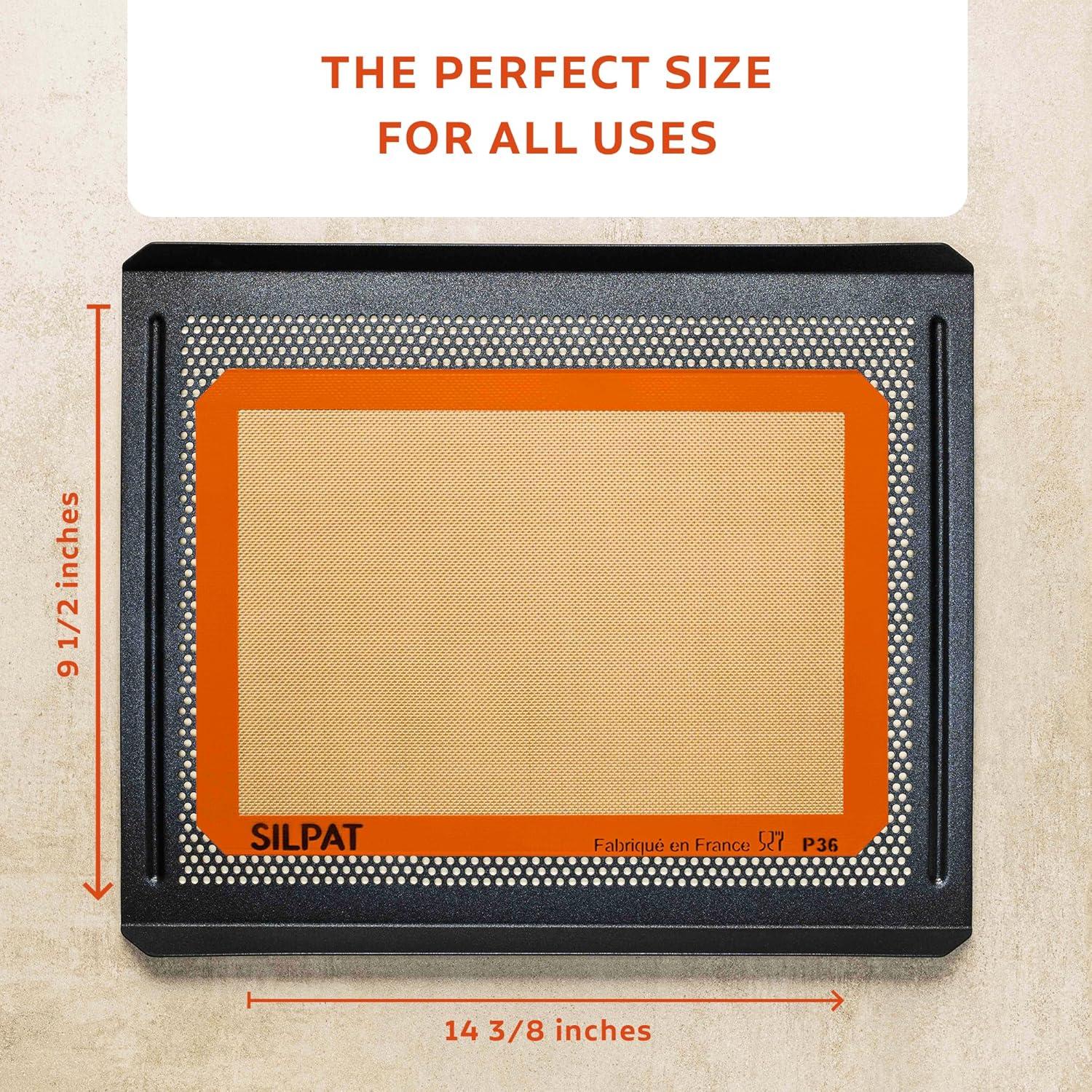 Silpat Premium Non-Stick Silicone Baking Mat, 3/4 Sheet, Cream(Medium) - view 4