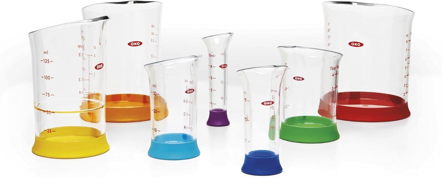 OXO Good Grips 7-Piece Nesting Measuring Beaker Set, Multicolored(7-Piece) - view 3