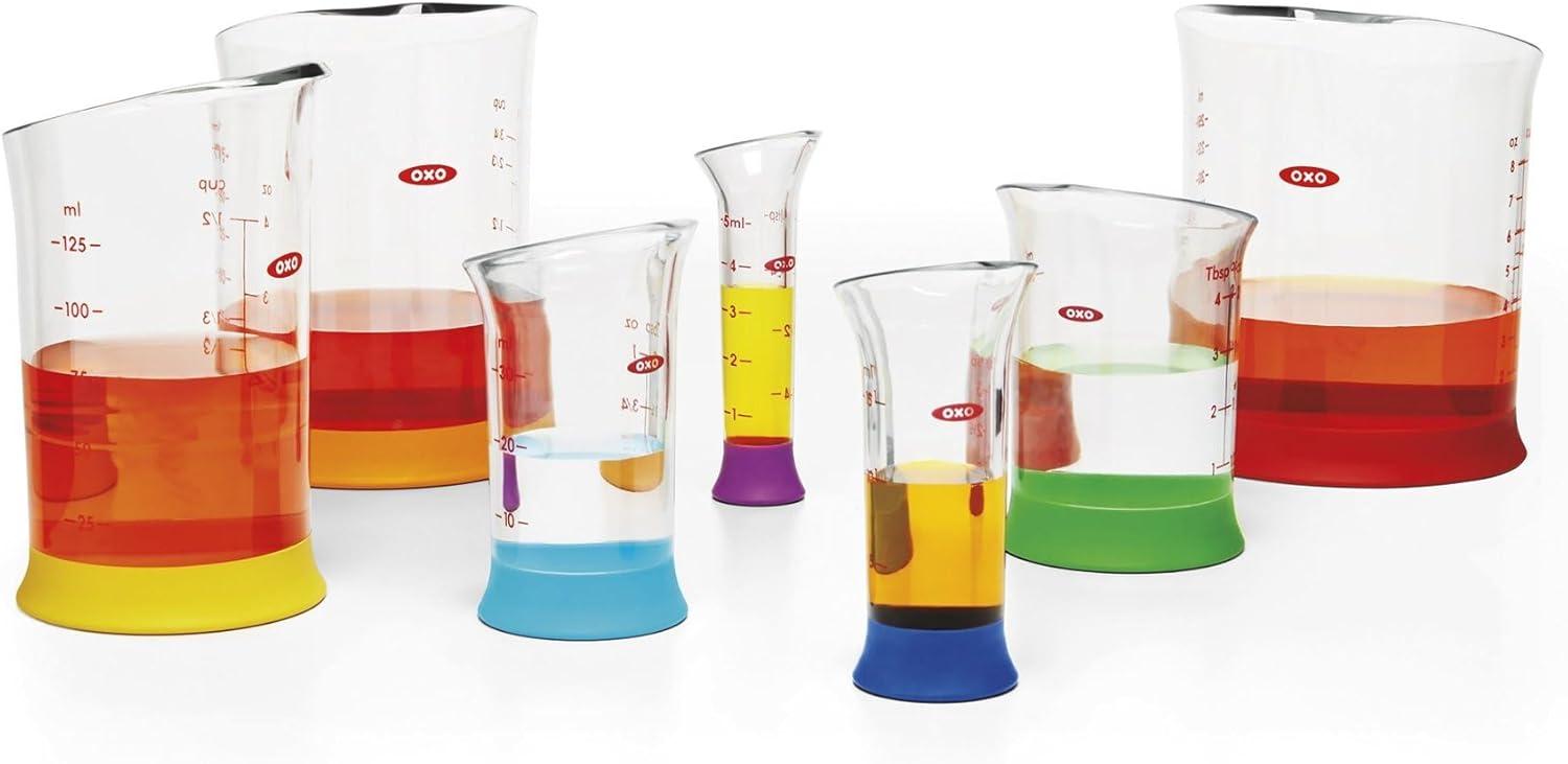 OXO Good Grips 7-Piece Nesting Measuring Beaker Set, Multicolored(7-Piece) - view 4