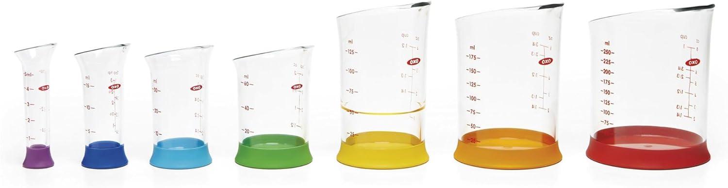 OXO Good Grips 7-Piece Nesting Measuring Beaker Set, Multicolored(7-Piece) - view 7