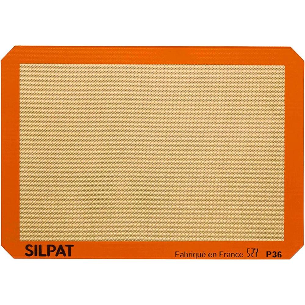 Silpat Premium Non-Stick Silicone Baking Mat, 3/4 Sheet, Cream(3/4 Size)