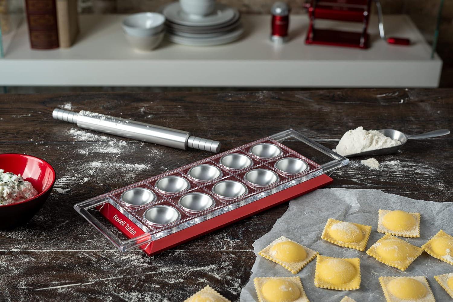 Marcato Tablet Aluminum, Makes 10, Red - view 2