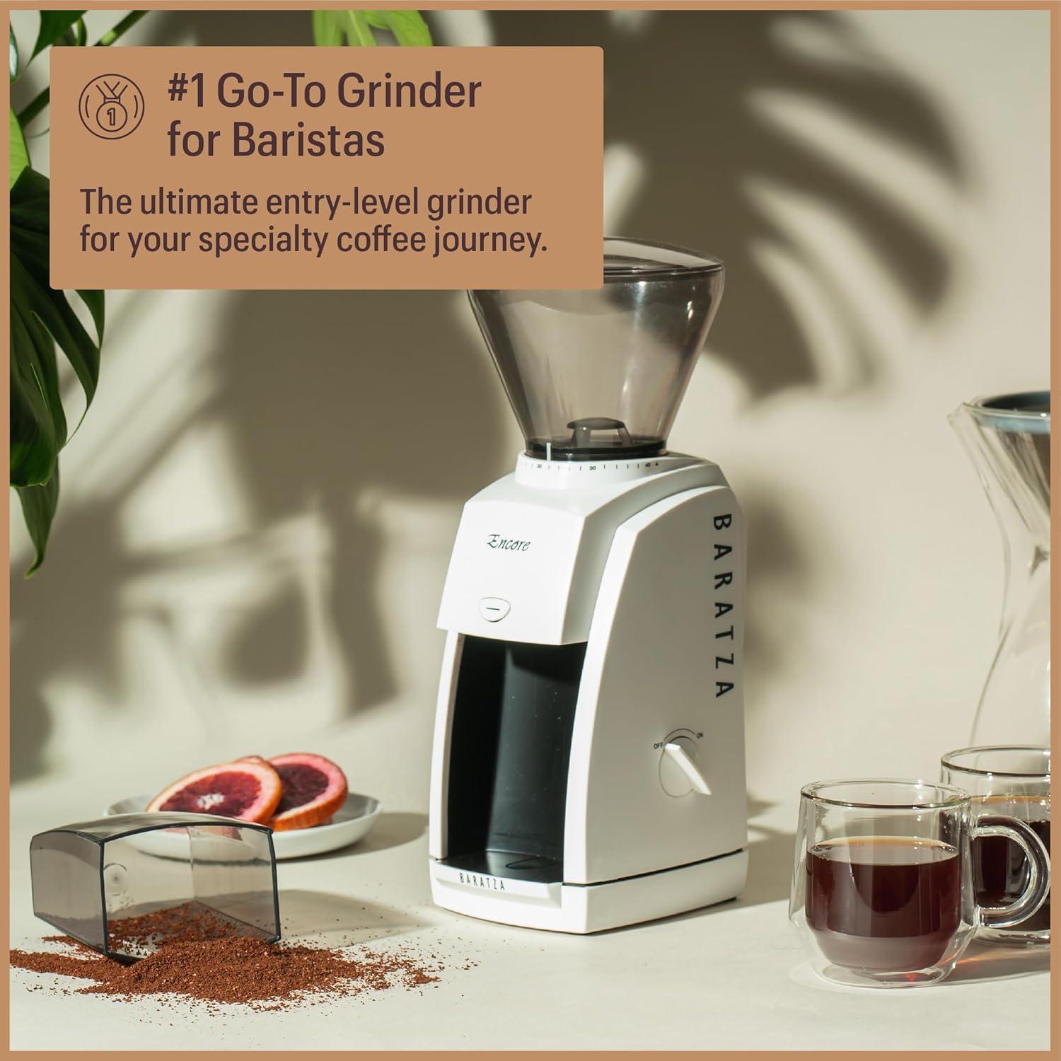Baratza Encore Coffee Grinder ZCG485BLK, Black(White) - view 3