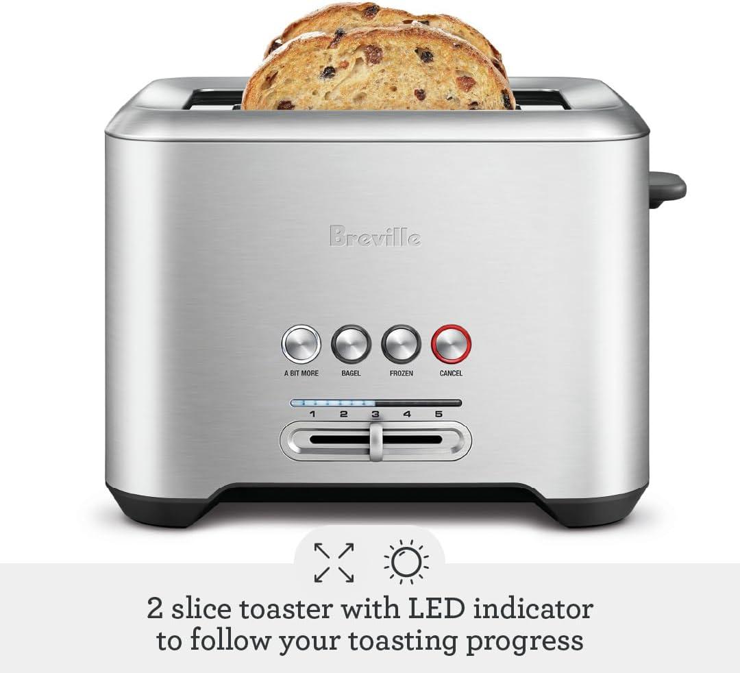 Breville BTA730XL Bit More Toaster, 4 Slice, Brushed Stainless Steel(BTA720XL) - view 2