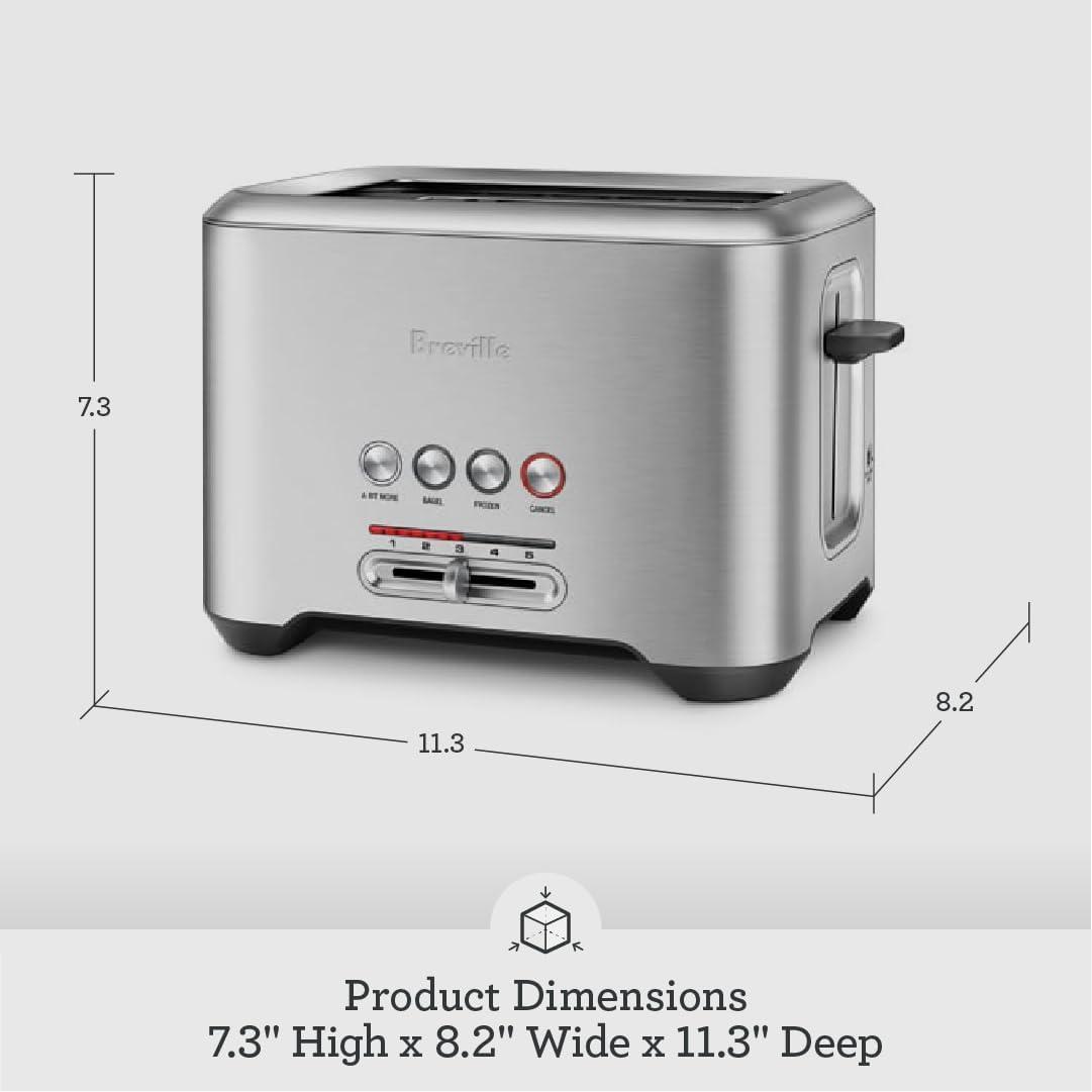 Breville BTA730XL Bit More Toaster, 4 Slice, Brushed Stainless Steel(BTA720XL) - view 6