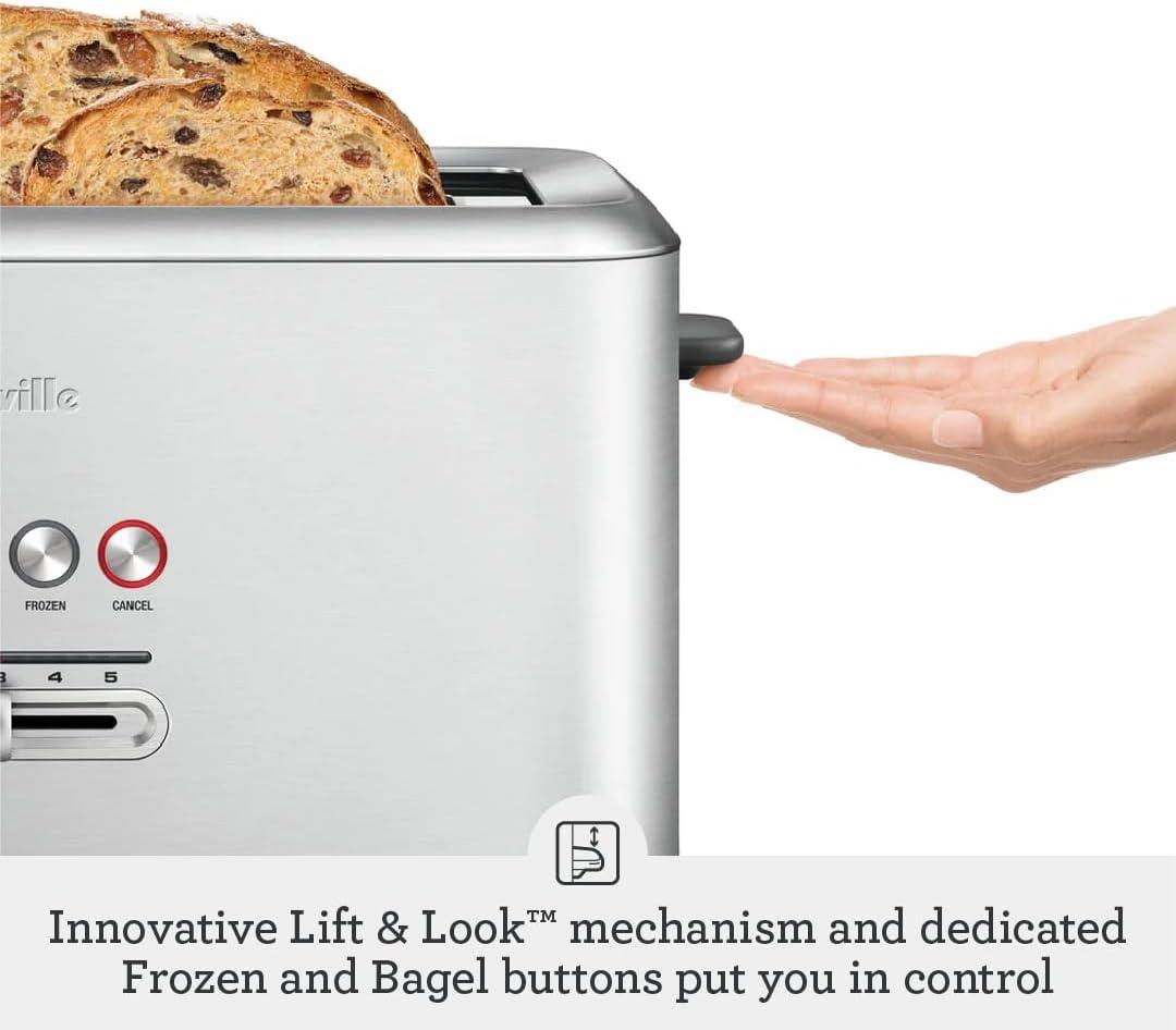 Breville BTA730XL Bit More Toaster, 4 Slice, Brushed Stainless Steel(BTA730XL) - view 5