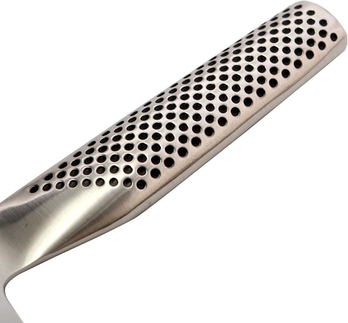 Global G-48-7 inch, 18cm Santoku Hollow Ground Knife, 7″, Stainless - view 3