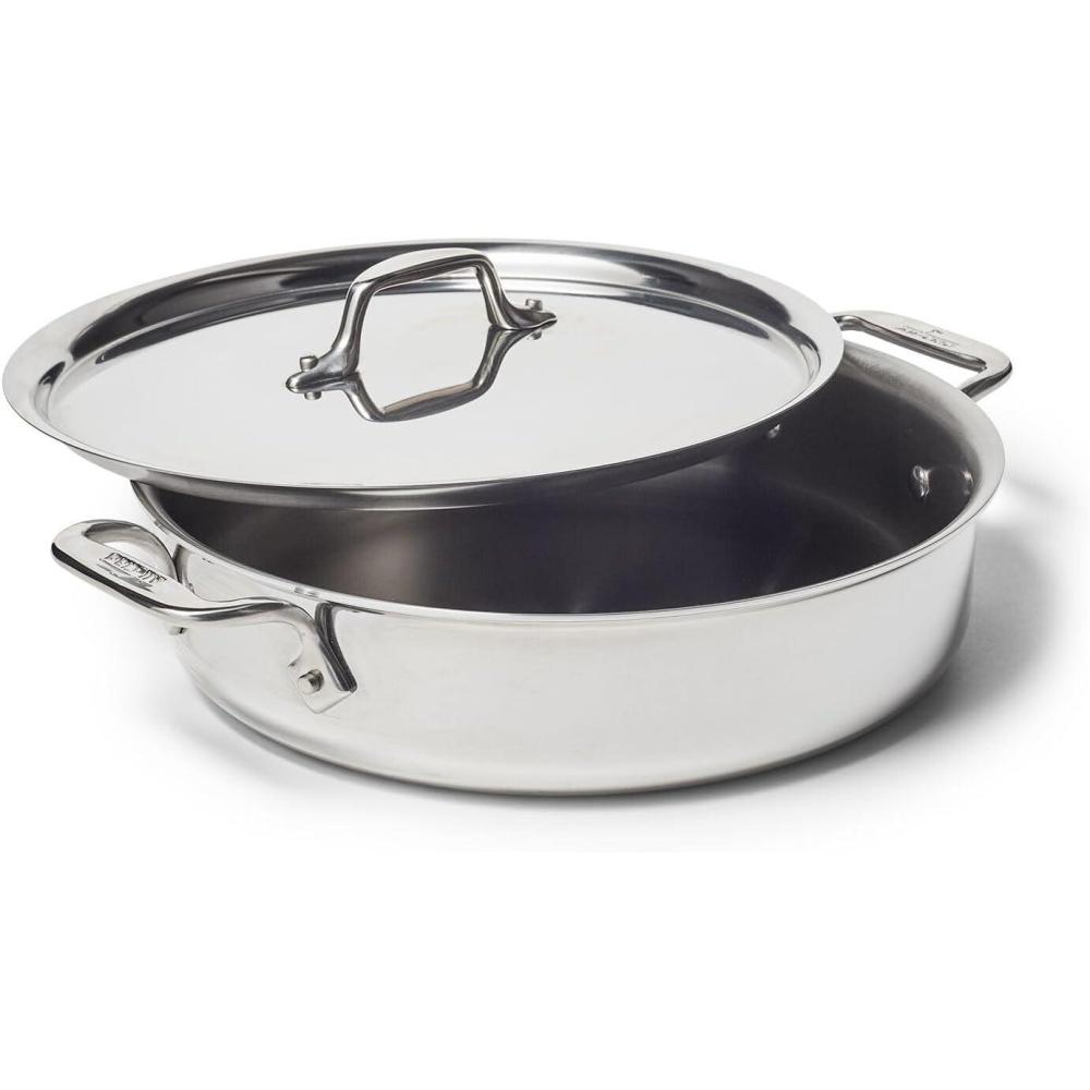 All-Clad D3 Stainless Steel Anniversary Casserole, 4 qt.
