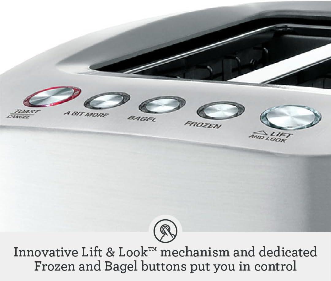 Breville BTA820XL Die-Cast Smart Toaster, 2 Slice, Brushed Stainless Steel - view 5