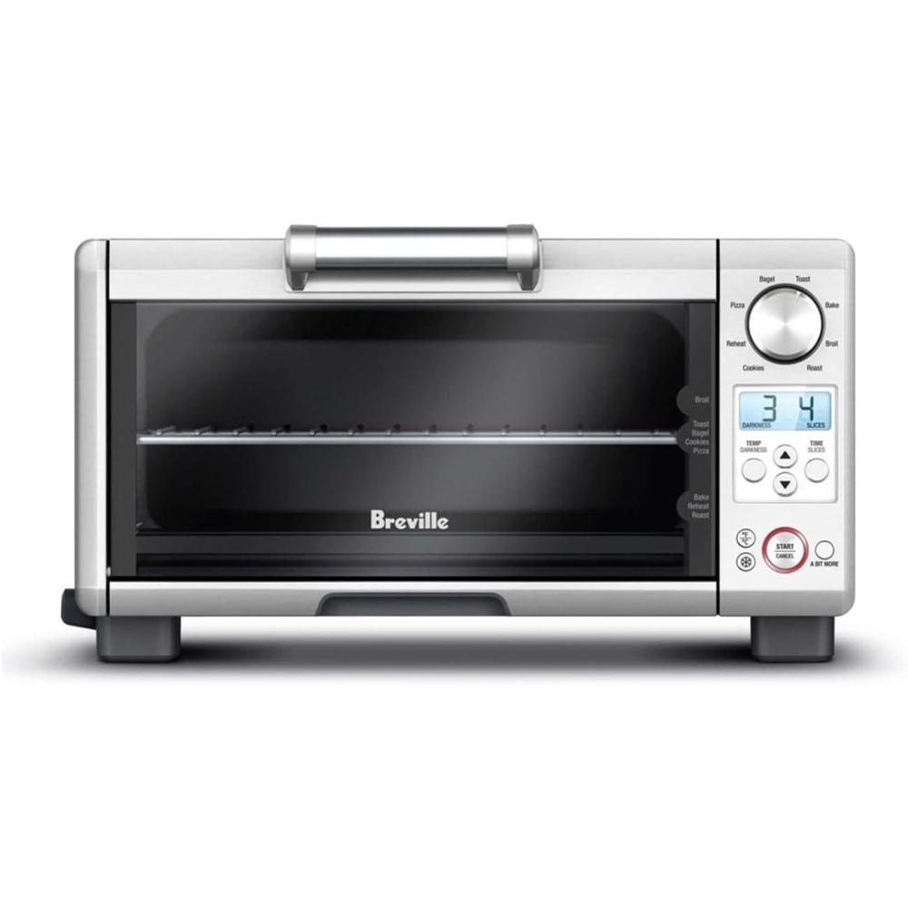 Breville BOV450XL Mini Smart Countertop Oven and Toaster Oven, Small, Brushed Stainless Steel