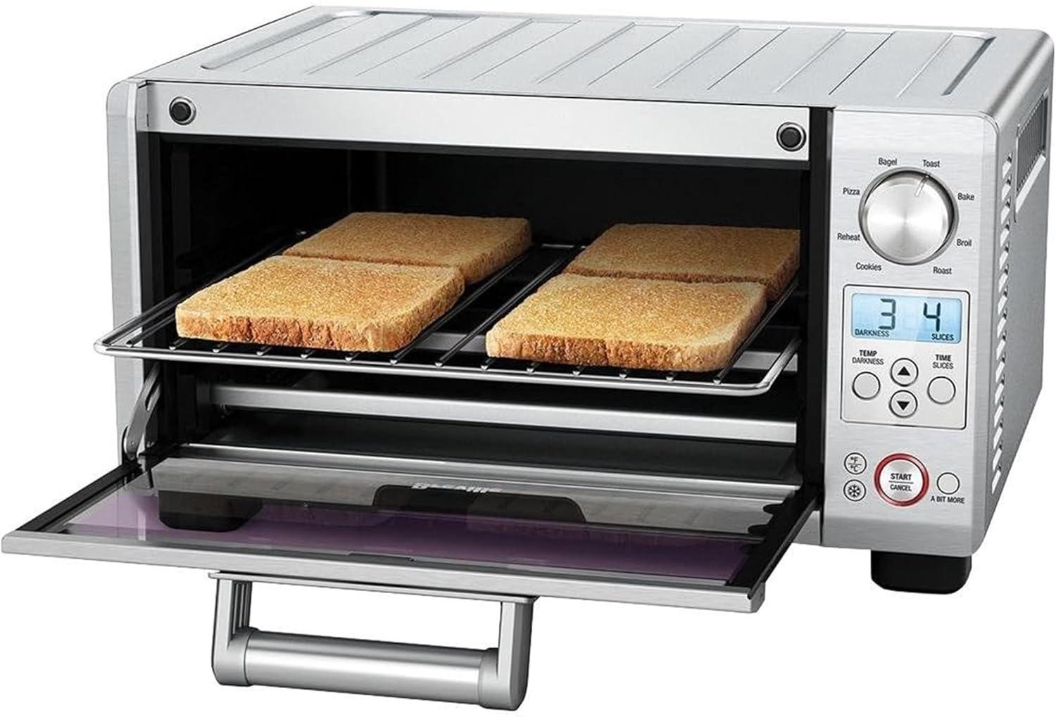 Breville BOV450XL Mini Smart Countertop Oven and Toaster Oven, Small, Brushed Stainless Steel - view 2