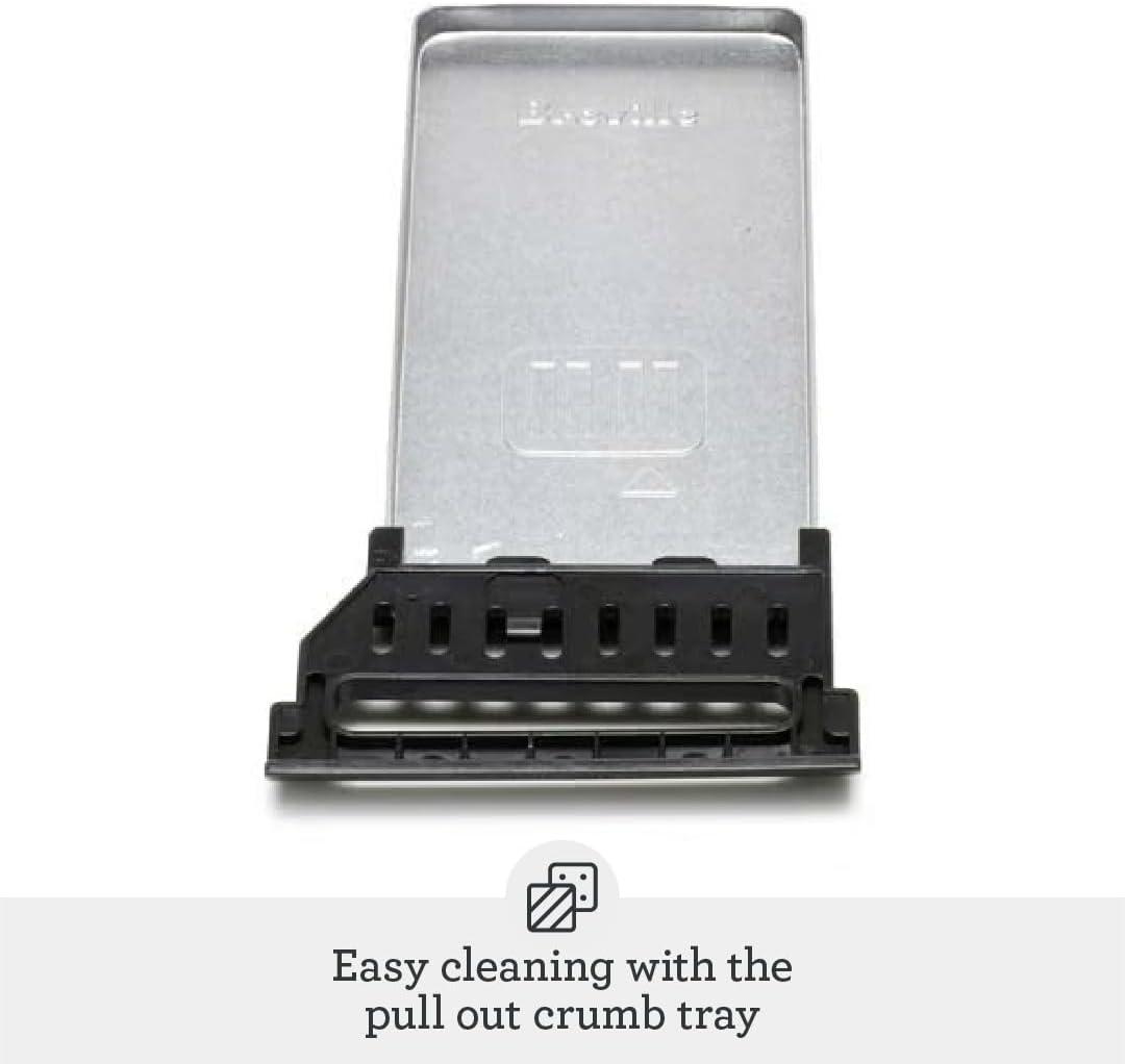 Breville BTA840XL Die-Cast Smart Toaster, 4 Slice, Brushed Stainless Steel(4-Slice) - view 4