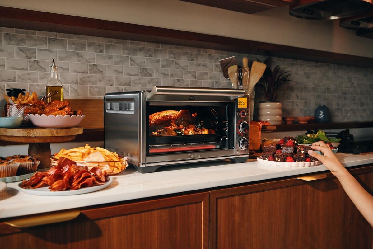 Breville Smart Oven Air Fryer Compact, Brushed Stainless Steel - view 2