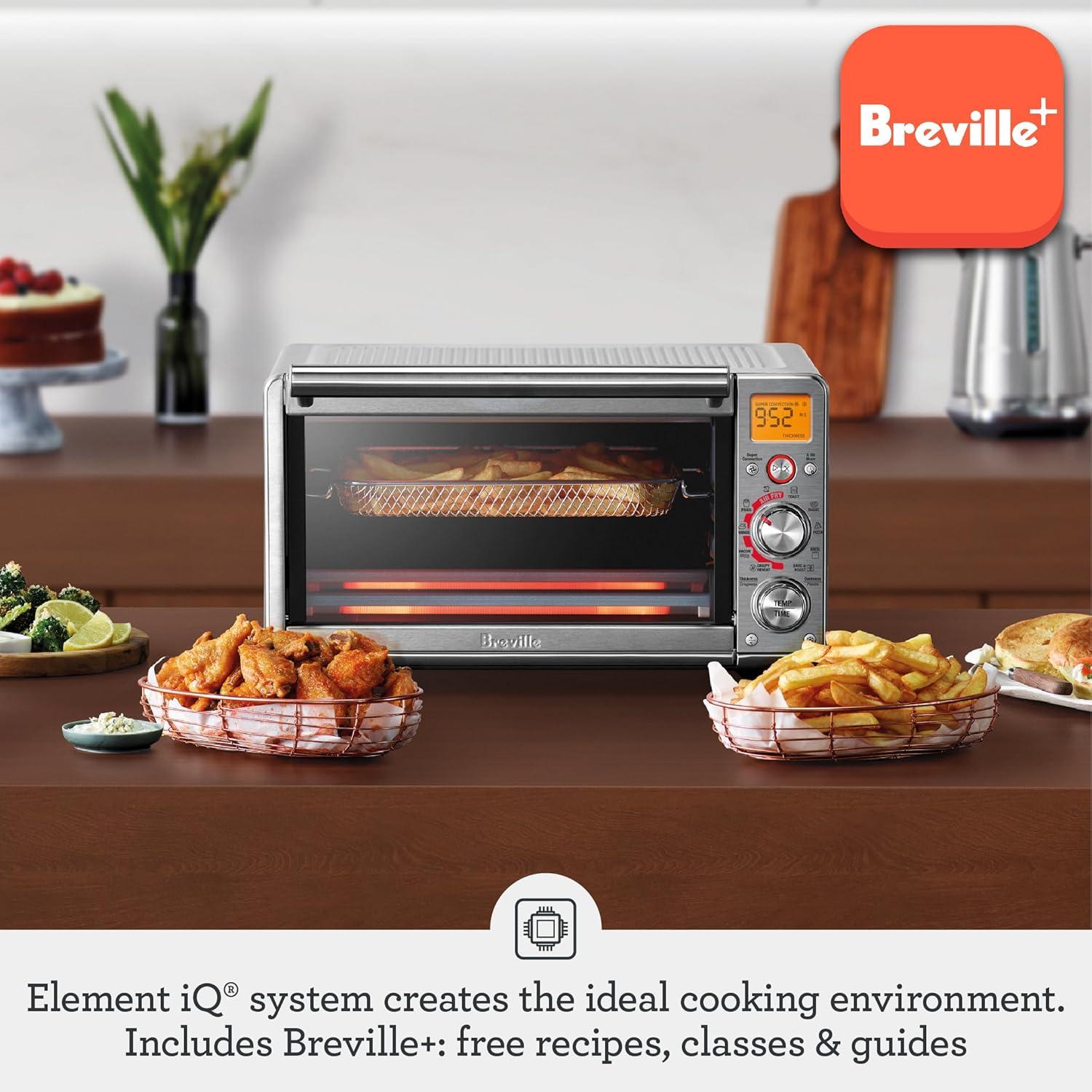 Breville Smart Oven Air Fryer Compact, Brushed Stainless Steel - view 3