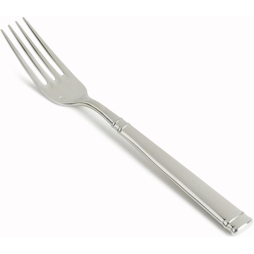 Fortessa Bistro 18/10 Stainless Steel Flatware Serving Spoon, 8.9-Inch,Silver(Serving Fork)