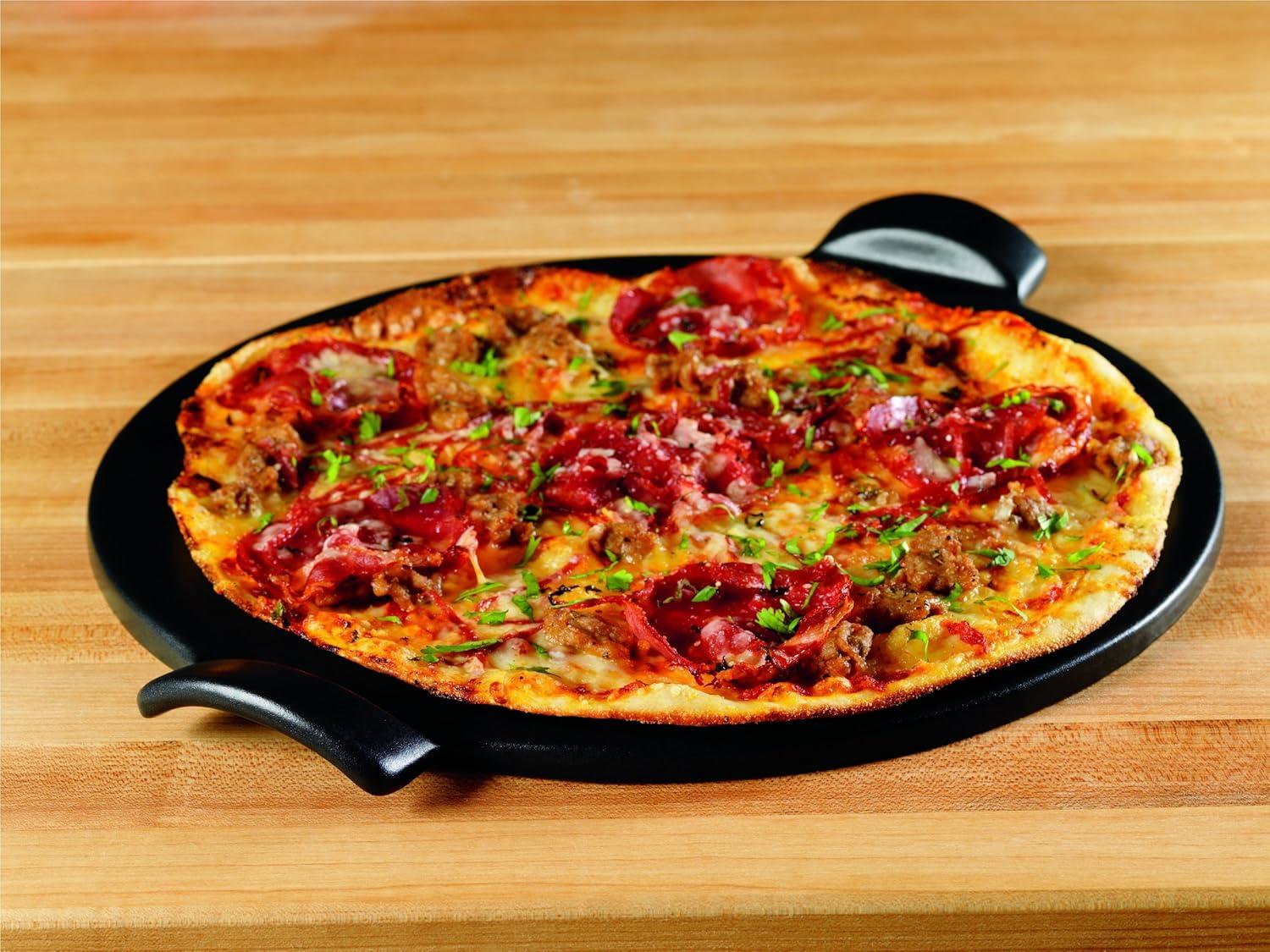 Emile Henry Round Pizza Stone 14.5″, Charcoal(Figue) - view 3