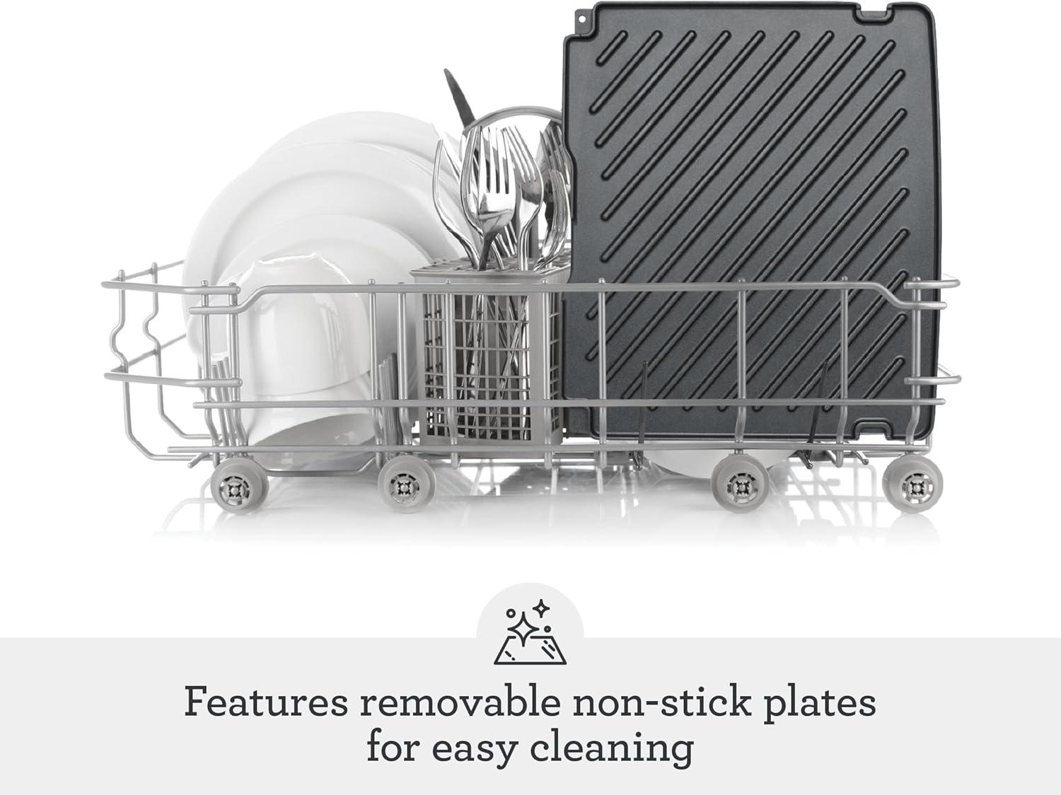 Breville BGR700BSS Sear and Press Grill, Brushed Stainless Steel - view 6