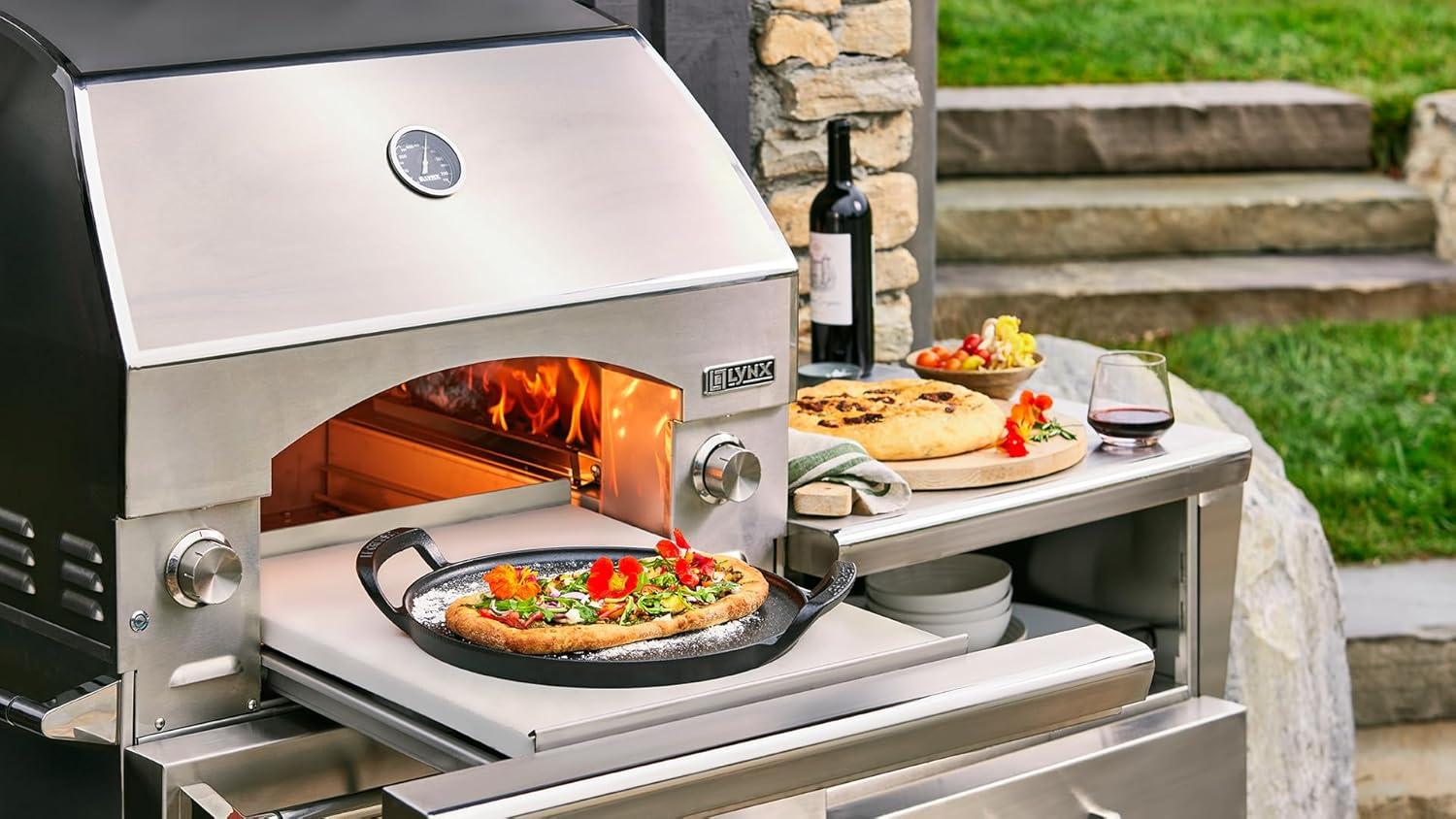 Le Creuset Alpine Outdoor Collection Enameled Cast Iron Square Grill Basket, 12″(Pizza Pan) - view 5