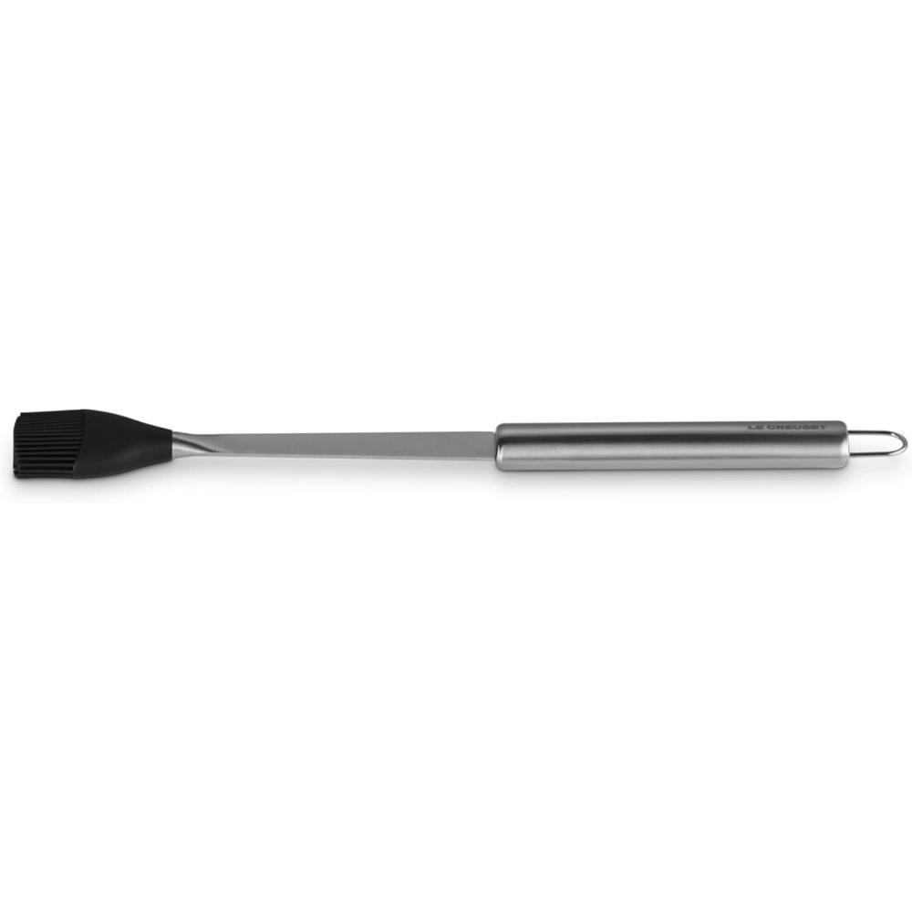 Le Creuset Stainless Steel Outdoor Slotted Turner, 17.5″(Basting Brush)