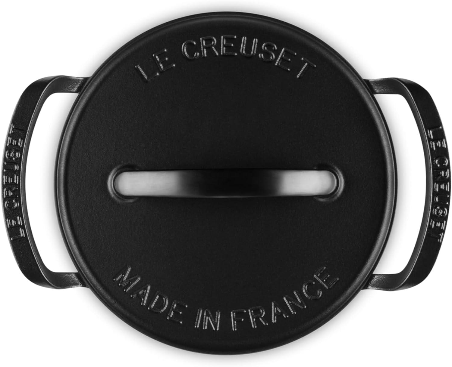 Le Creuset Alpine Outdoor Collection Enameled Cast Iron Square Grill Basket, 12″(Dutch Oven) - view 2