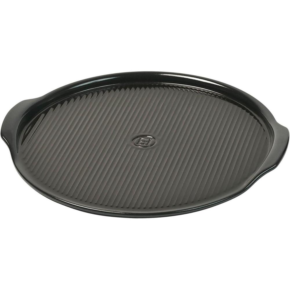 Emile Henry 14″ Large Pizza Stone | Charcoal(Charcoal)