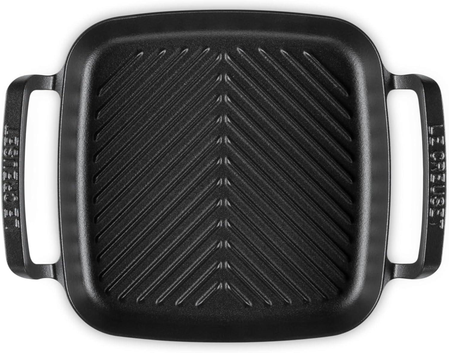 Le Creuset Alpine Outdoor Collection Enameled Cast Iron Square Grill Basket, 12″(Square Grill) - view 2