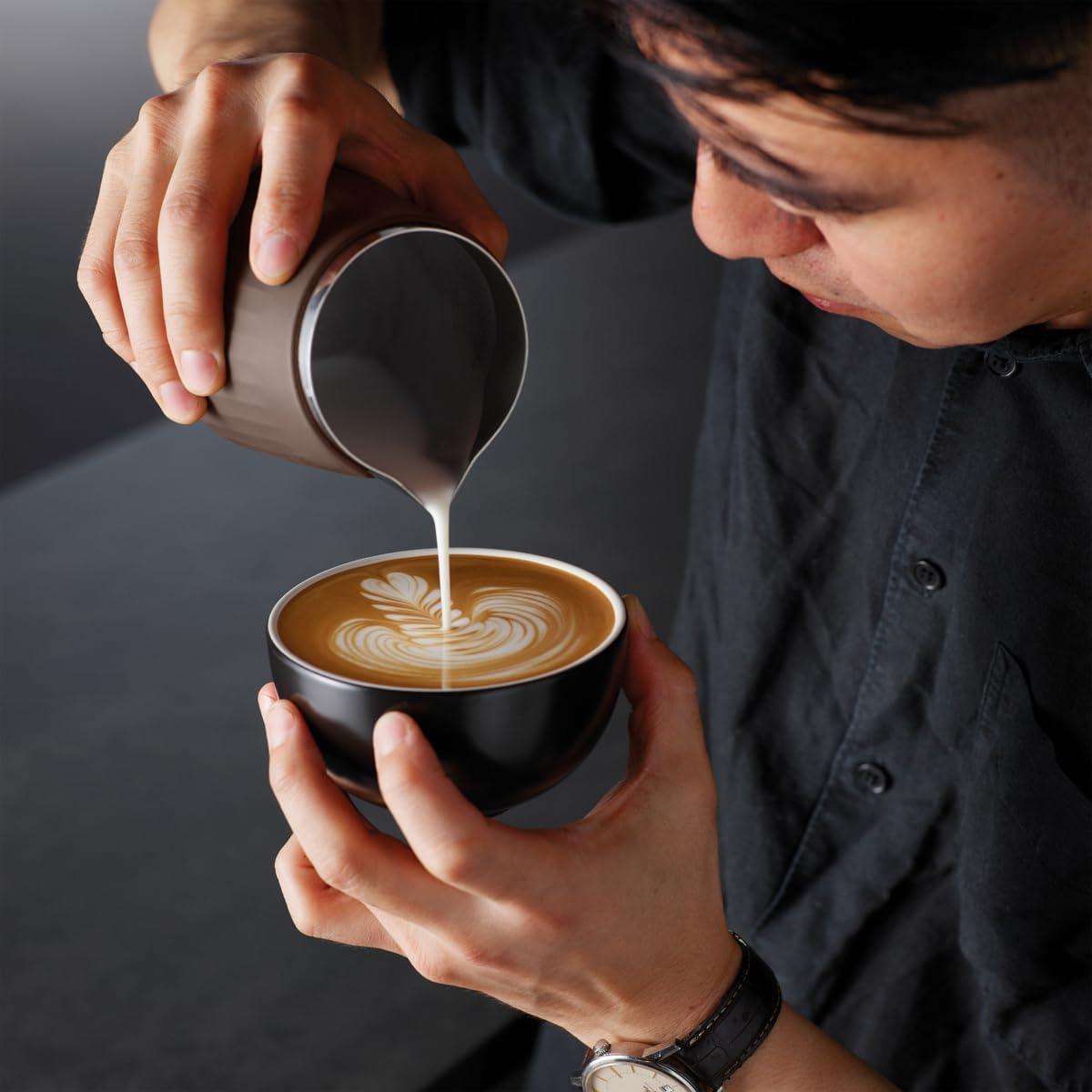 Breville BEA401PSS Pro Control Milk Jug for Latte and Cappuccino Art, Walnut - view 3