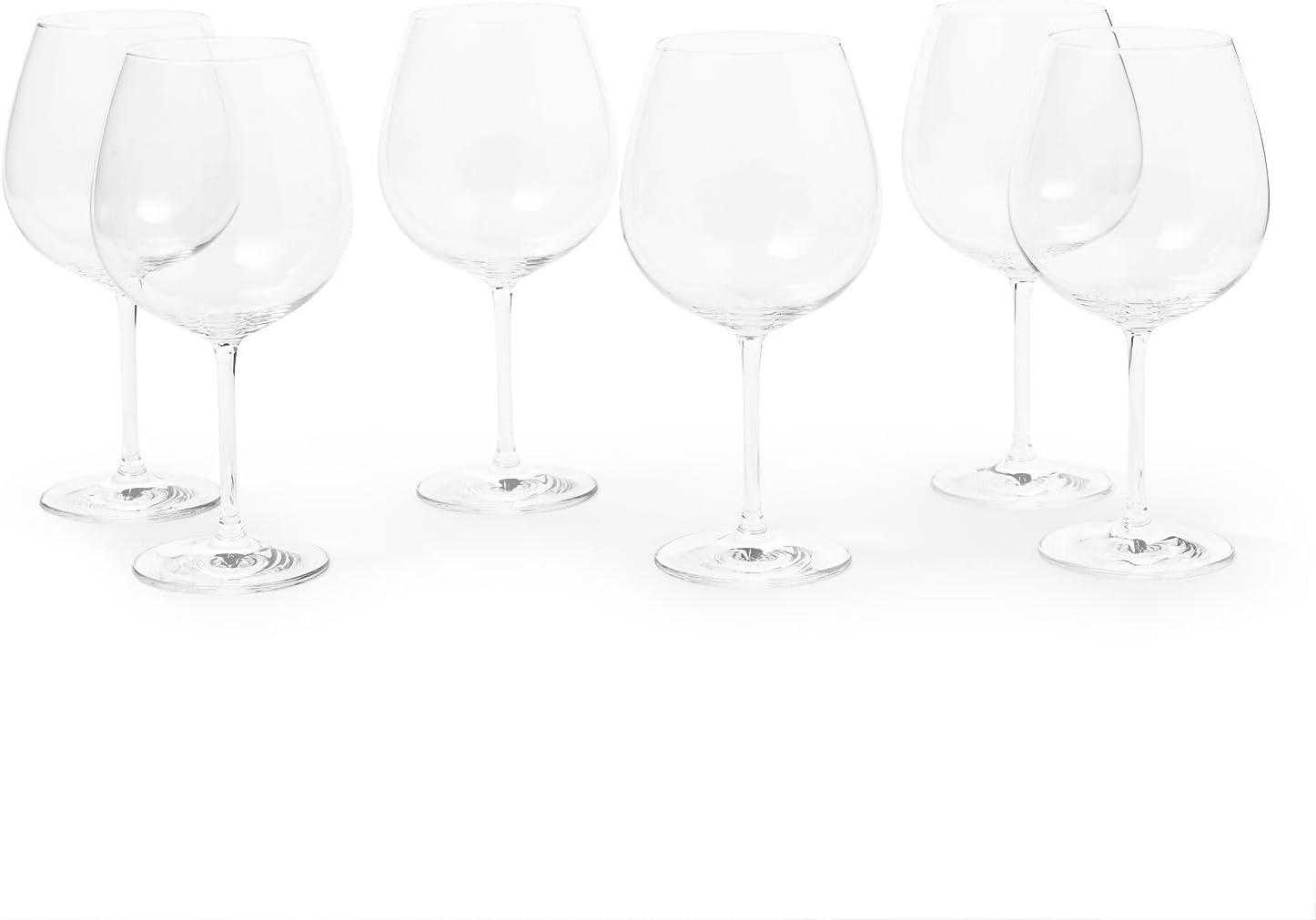 Sur La Table Chateau Soft Red Wine Glass, Set of 6, Clear - view 3