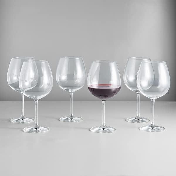 Sur La Table Chateau Soft Red Wine Glass, Set of 6, Clear - view 4