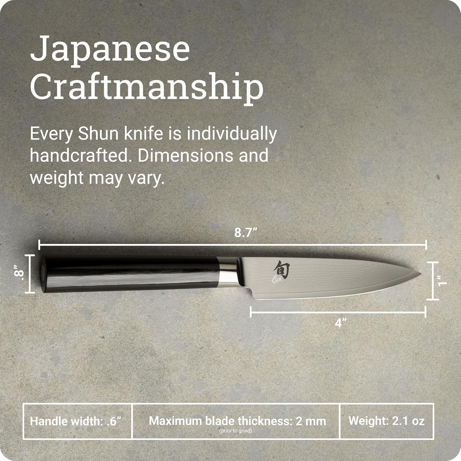 Shun Classic 4″ Limited Edition Try Me Paring Knife - view 5