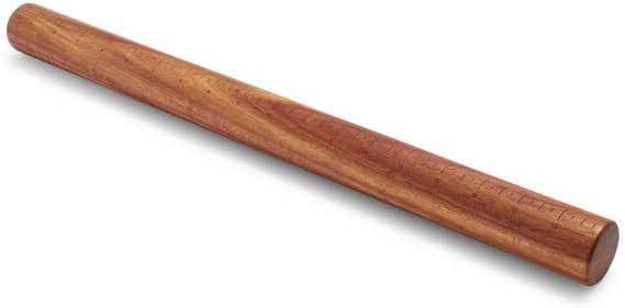 Sur La Table Acacia Wood Rolling Pin – 19″ with Measurement Markings for Dough, Pastry & Candy Crushing - view 3