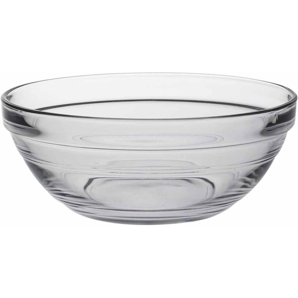 Duralex Le Gigogne Stackable Clear Bowl, 1 Quart / 32 Ounces – Set of 6