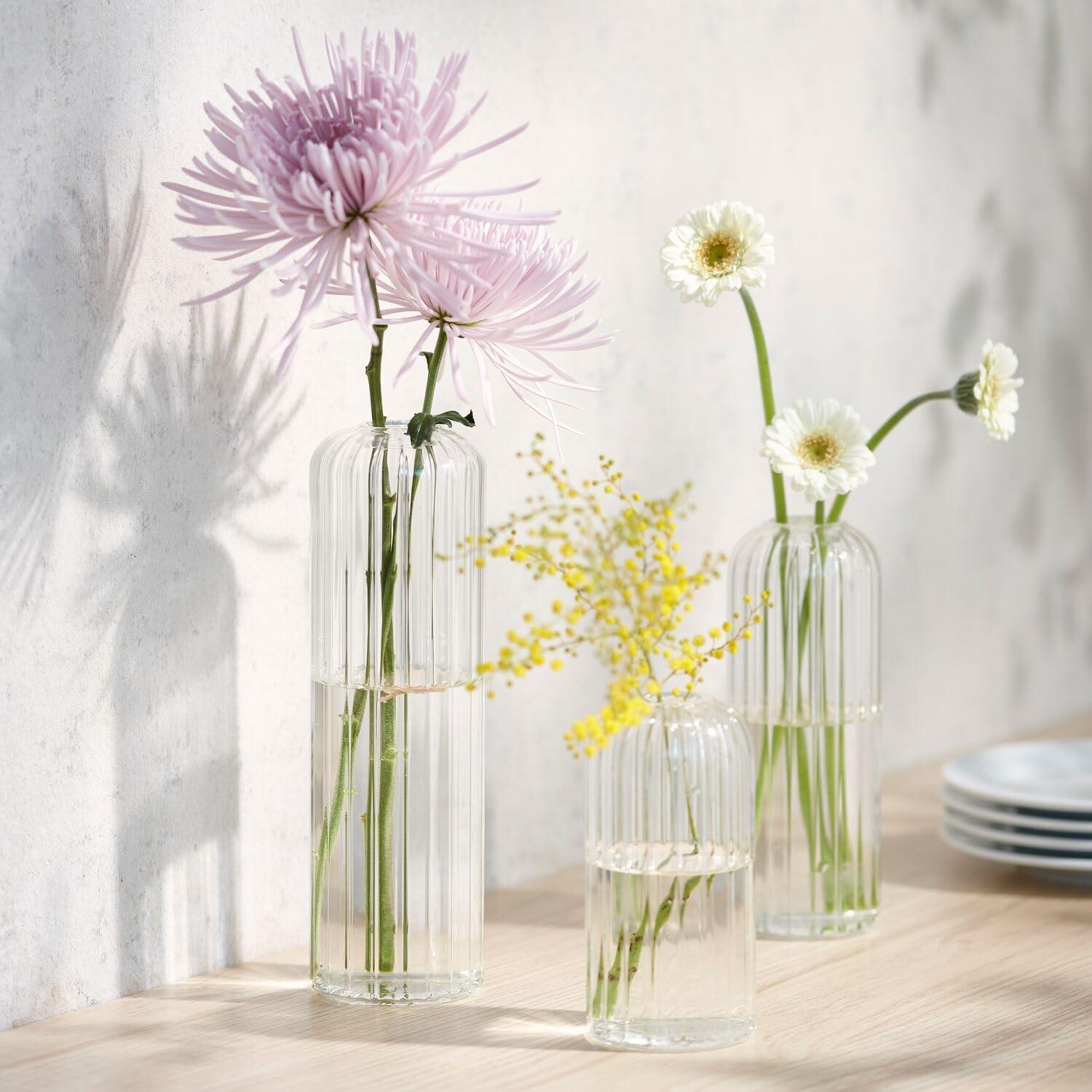 Sur La Table Bud Vase Taper Candle Holder, Clear - view 2