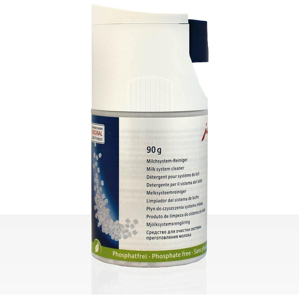 Jura Phosphate-Free Milk System Cleaner Mini-Tabs with Easy-to-Use Dispenser (90g Bottle, Off-White) - view 2