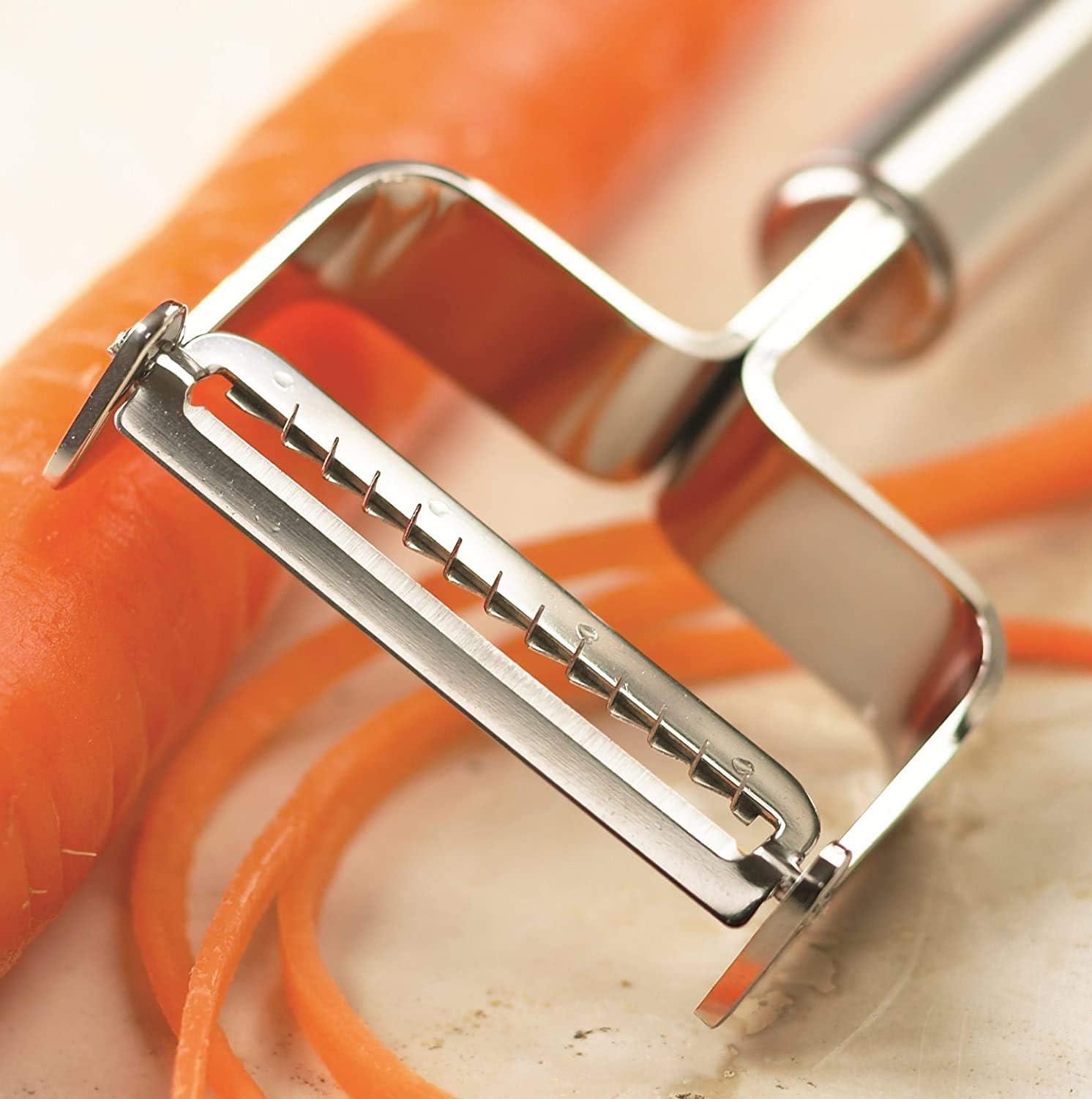 Kuhn Rikon Julienne Peeler with Blade Protector, Stainless Steel Handle(Julienne Peeler) - view 3