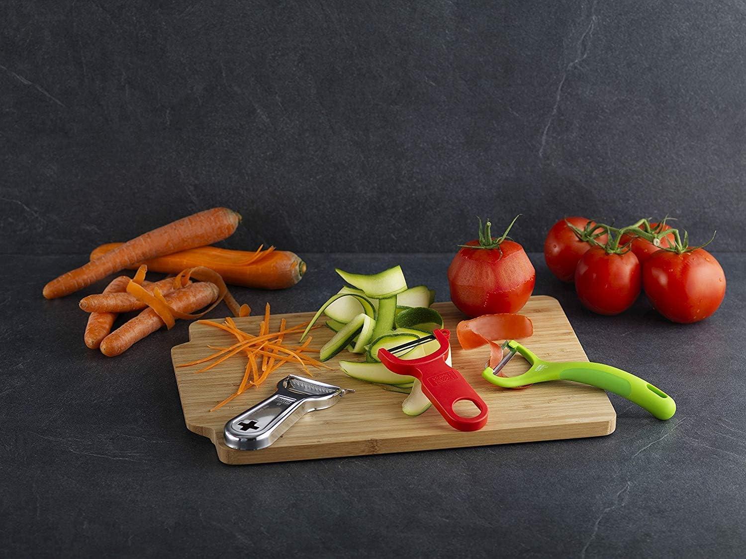 Kuhn Rikon Julienne Peeler with Blade Protector, Stainless Steel Handle(Julienne Peeler) - view 4