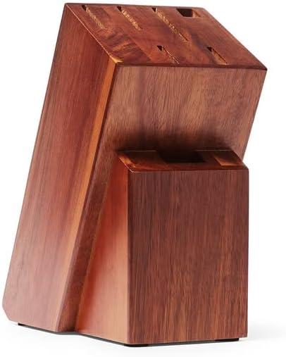 Sur La Table Classic 7-Slot Knife Block, Brown - view 4