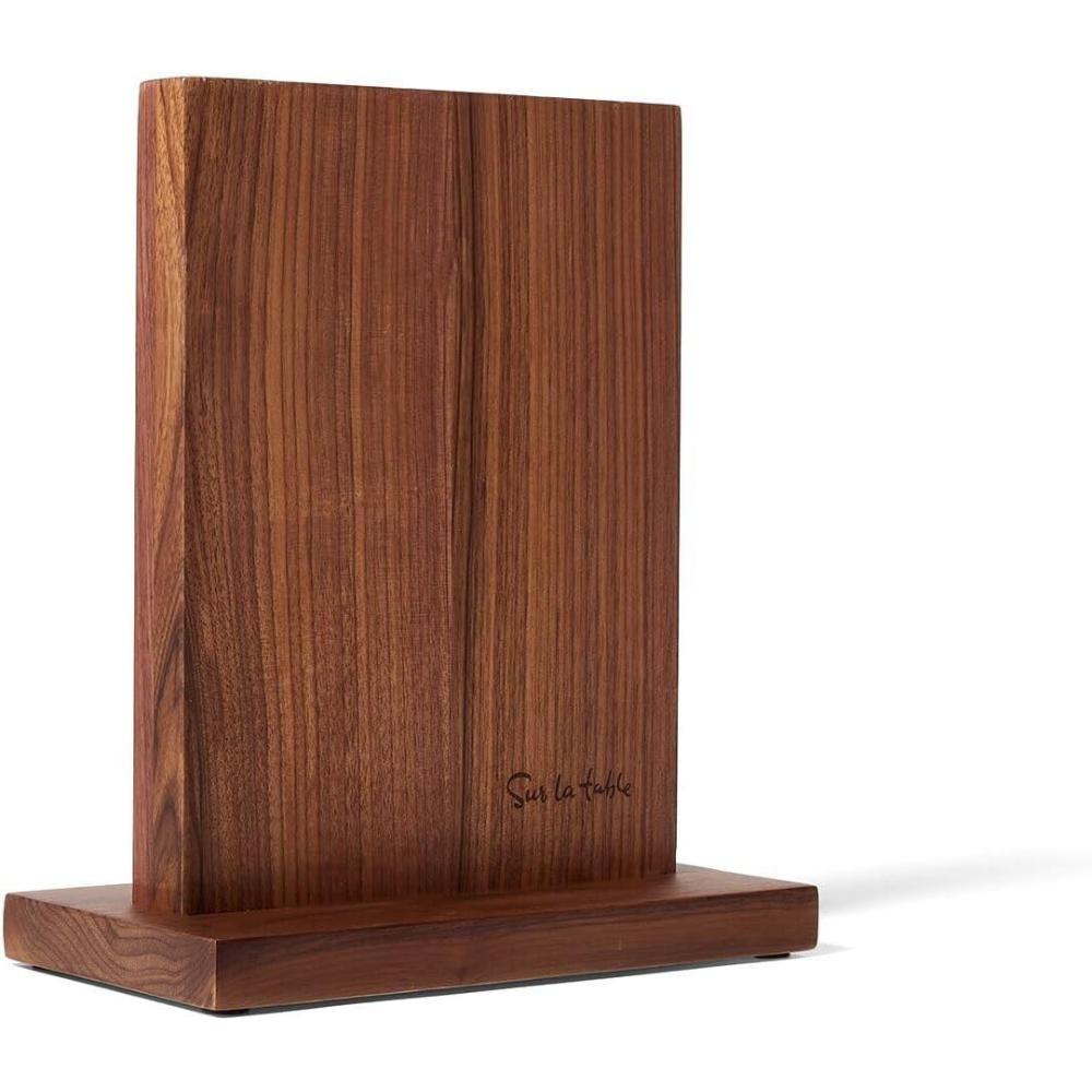 Sur La Table Magnetic Easel Knife Block, Walnut