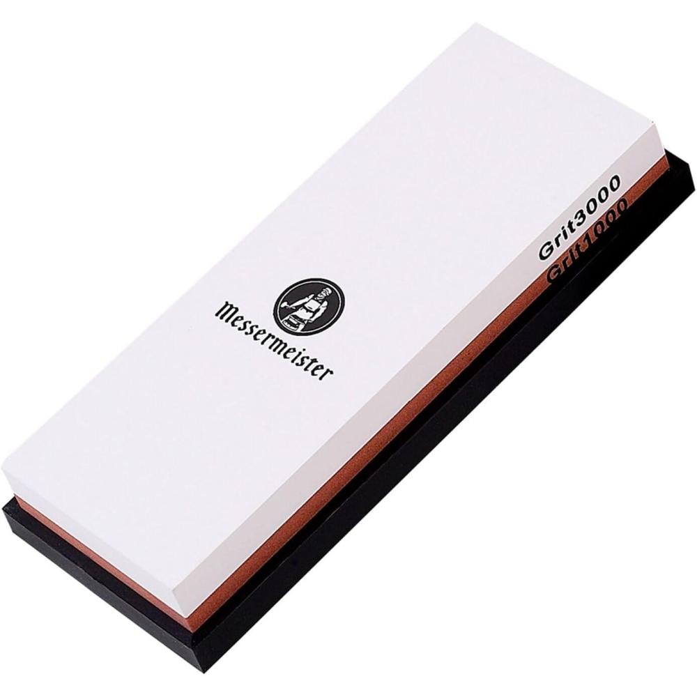 Messermeister 1000/3000 Sharpening Stone, White