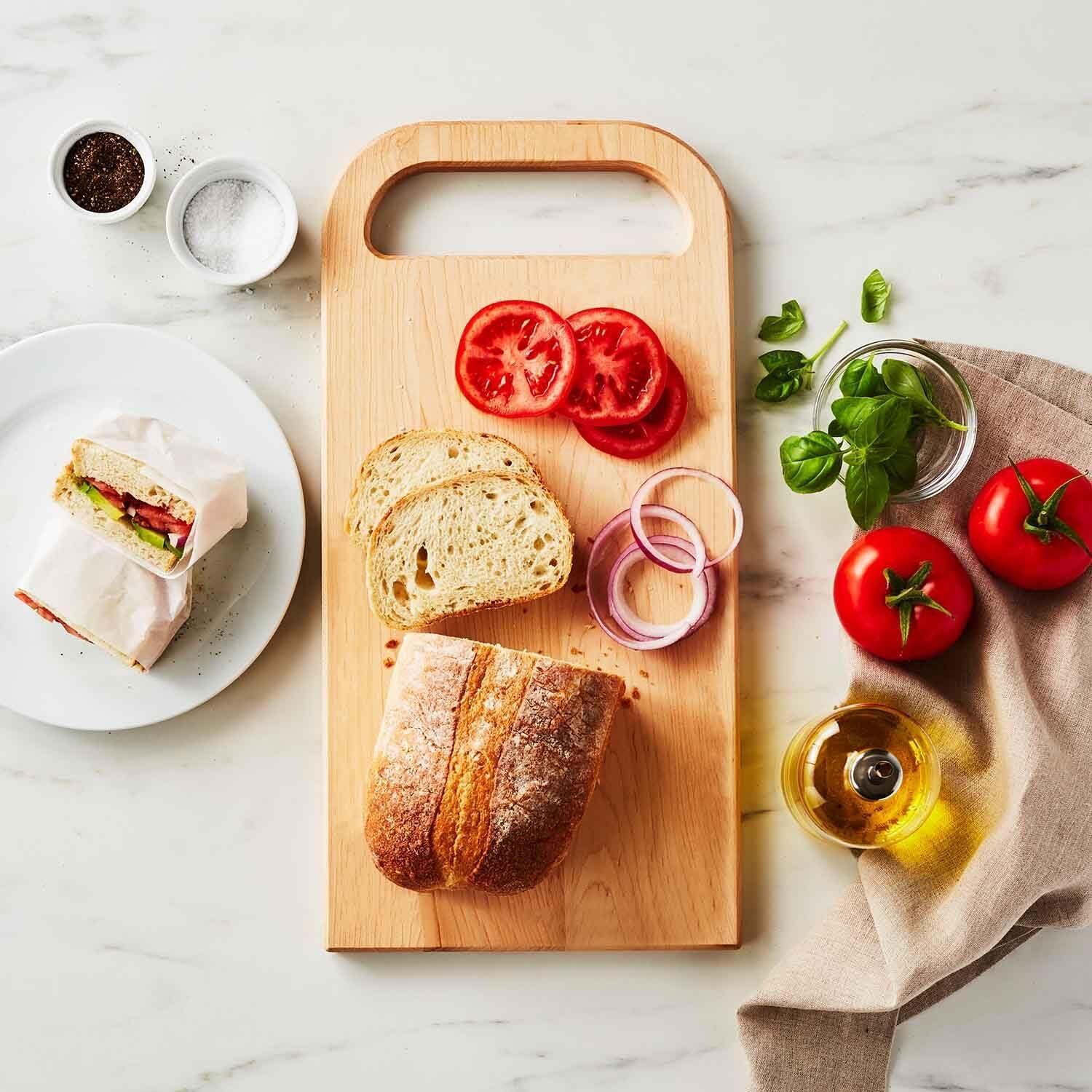 Sur La Table Everyday Cutting Board, 18″ x 9″, Maple - view 2