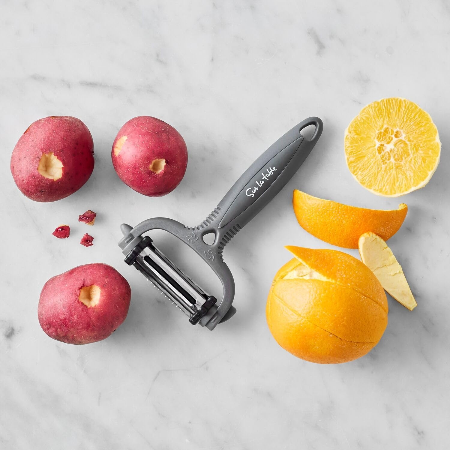 Sur La Table 5-In-1 Peeler, Gray - view 2