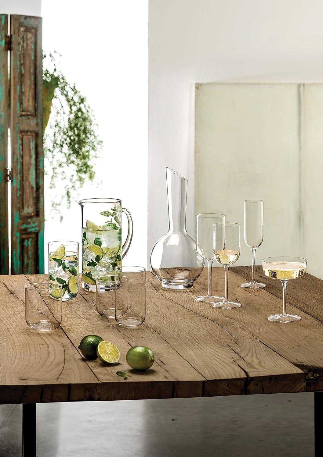 Luigi Bormioli Sublime 25.25 oz Wine Decanter – Elegant Ultra Clear Glass Carafe For Wine, Water, Juice, Coffee, Iced Tea – Wide Mouth Carafe For Restaurants & Home Use, Handmade & Dishwasher safe - view 3