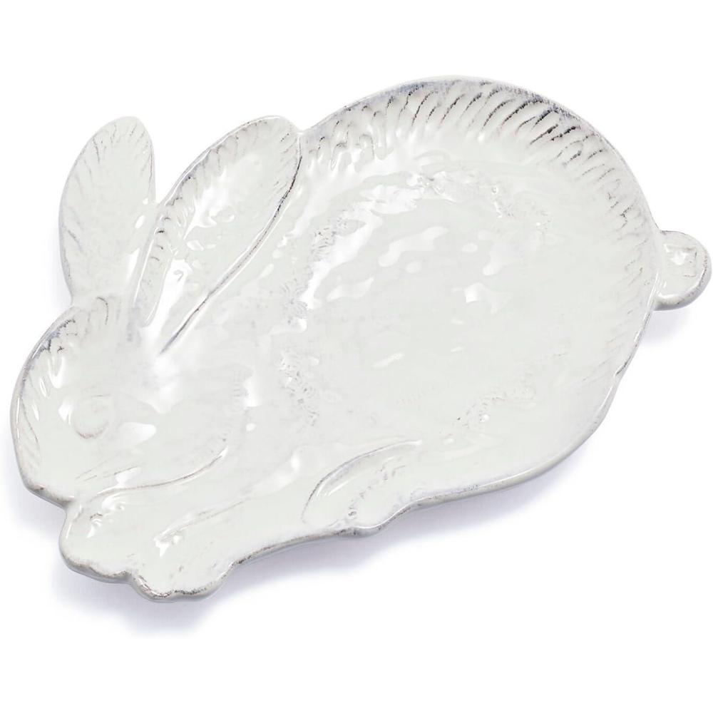 Embossed Bunny Plate by Sur La Table