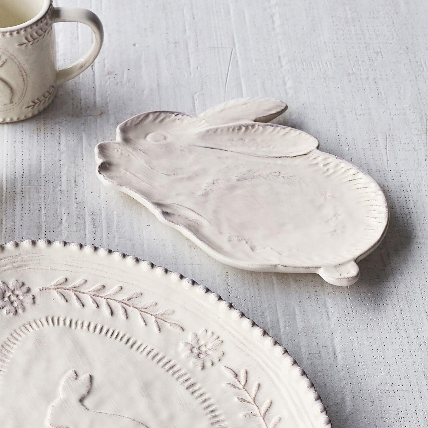 Embossed Bunny Plate by Sur La Table - view 3