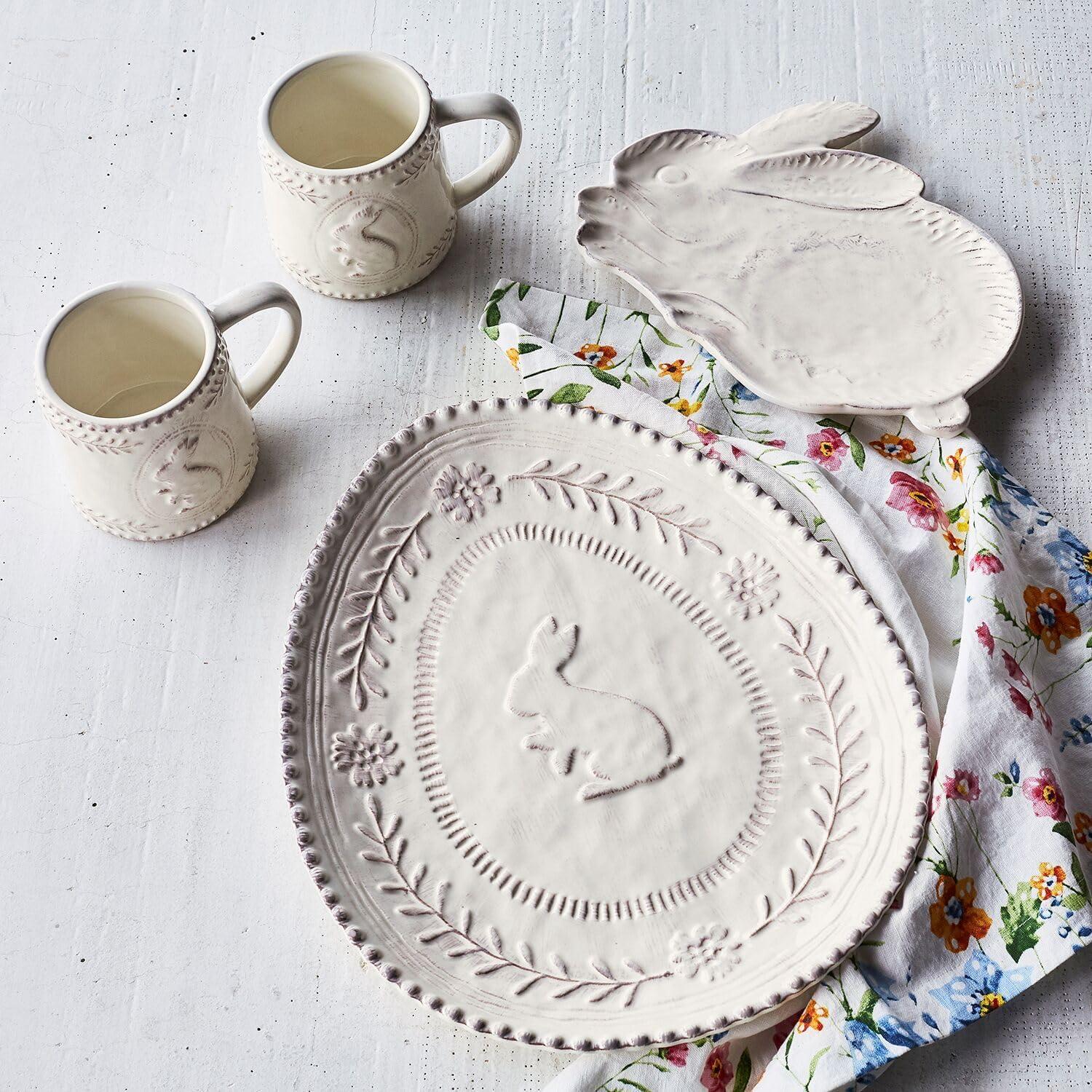 Embossed Bunny Plate by Sur La Table - view 4