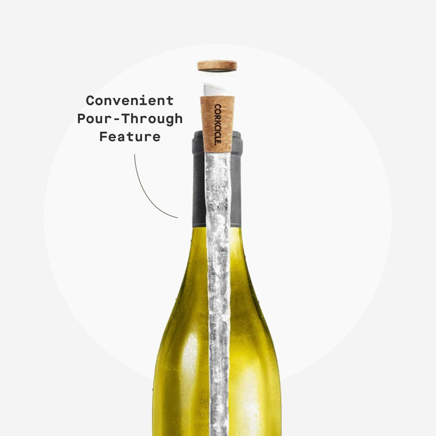 Corkcicle Air Wine Bottle Chiller – Keep Whites Cold & Bring Reds to Cellar Temp in 15 Minutes – Pour-Through Aerator for Enhanced Flavor – Gift for Wine Lovers - view 5