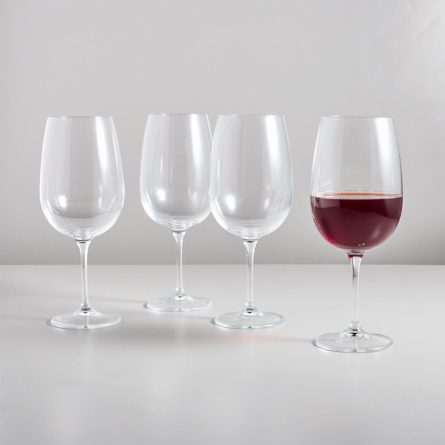 Sur La Table Bistro Red Wine Glasses, Set of 4, Clear - view 3
