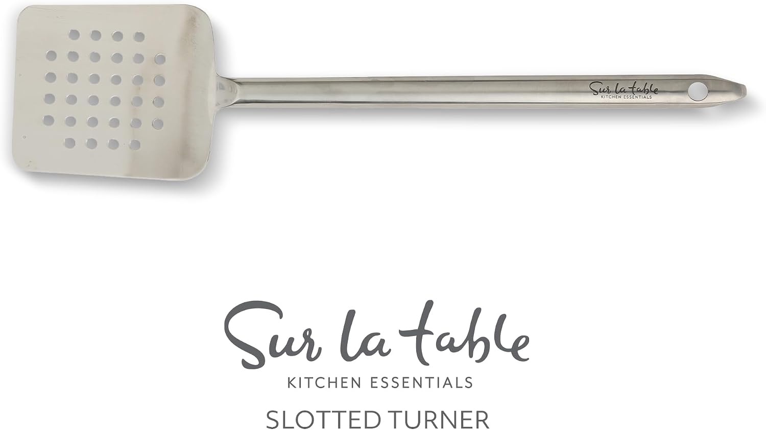 Sur La Table Kitchen Essential Steelhaus Stainless Steel Kitchen Spoon(Slotted Turner) - view 2