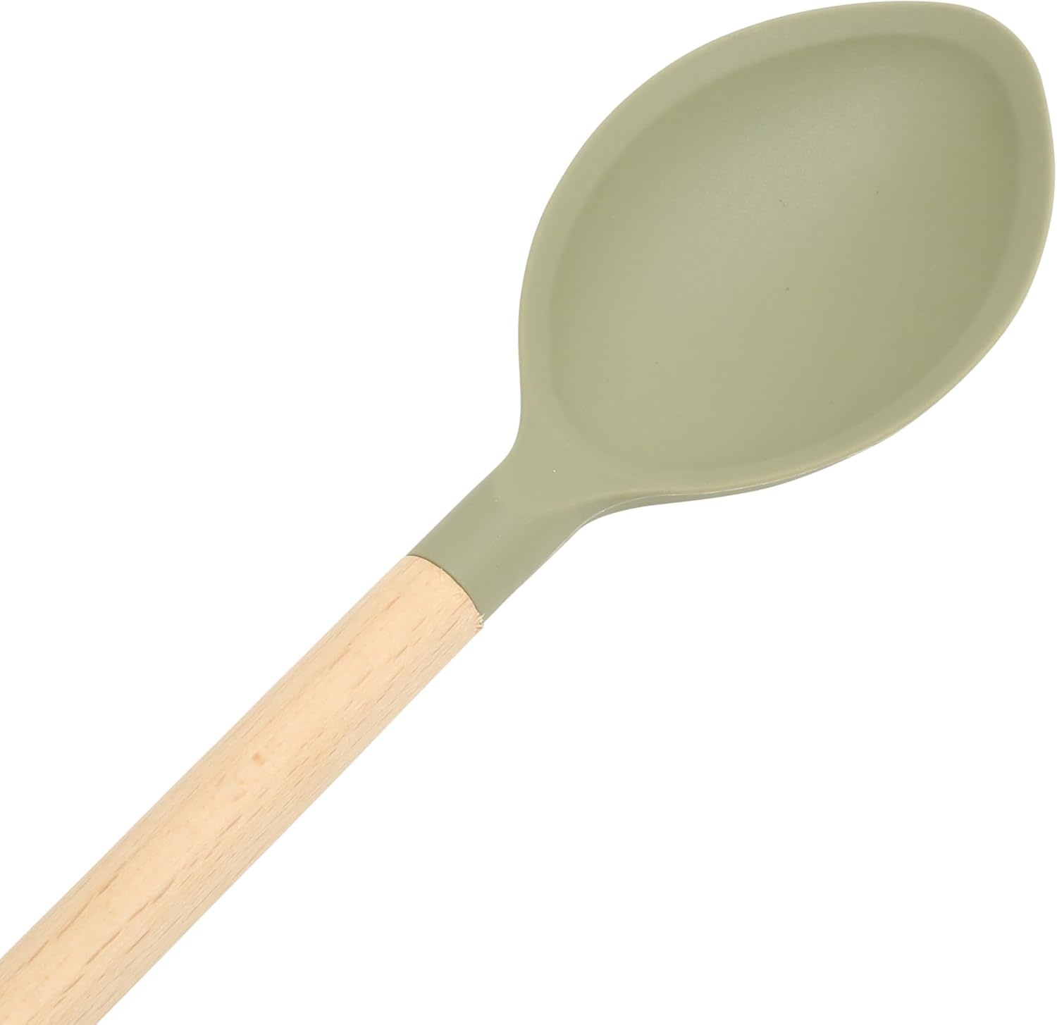 Sur La Table Kitchen Essential Mealcraft Silicone Spatula – Juniper Green(Juniper Green (Silicone/Beechwood)) - view 5