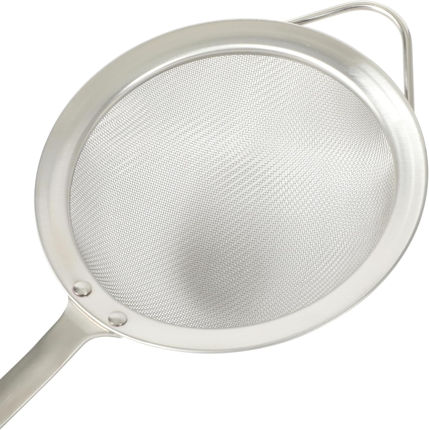 Sur La Table Kitchen Essential Stainless Steel W/Walnut Handle 5.5 Inch Mesh Strainer and Sifter - view 6
